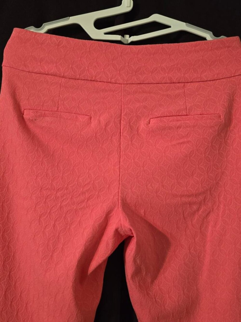 10 Crown & Ivy Peachy Skinny Ankle Pants with Slit Hem 4 pockets front & back